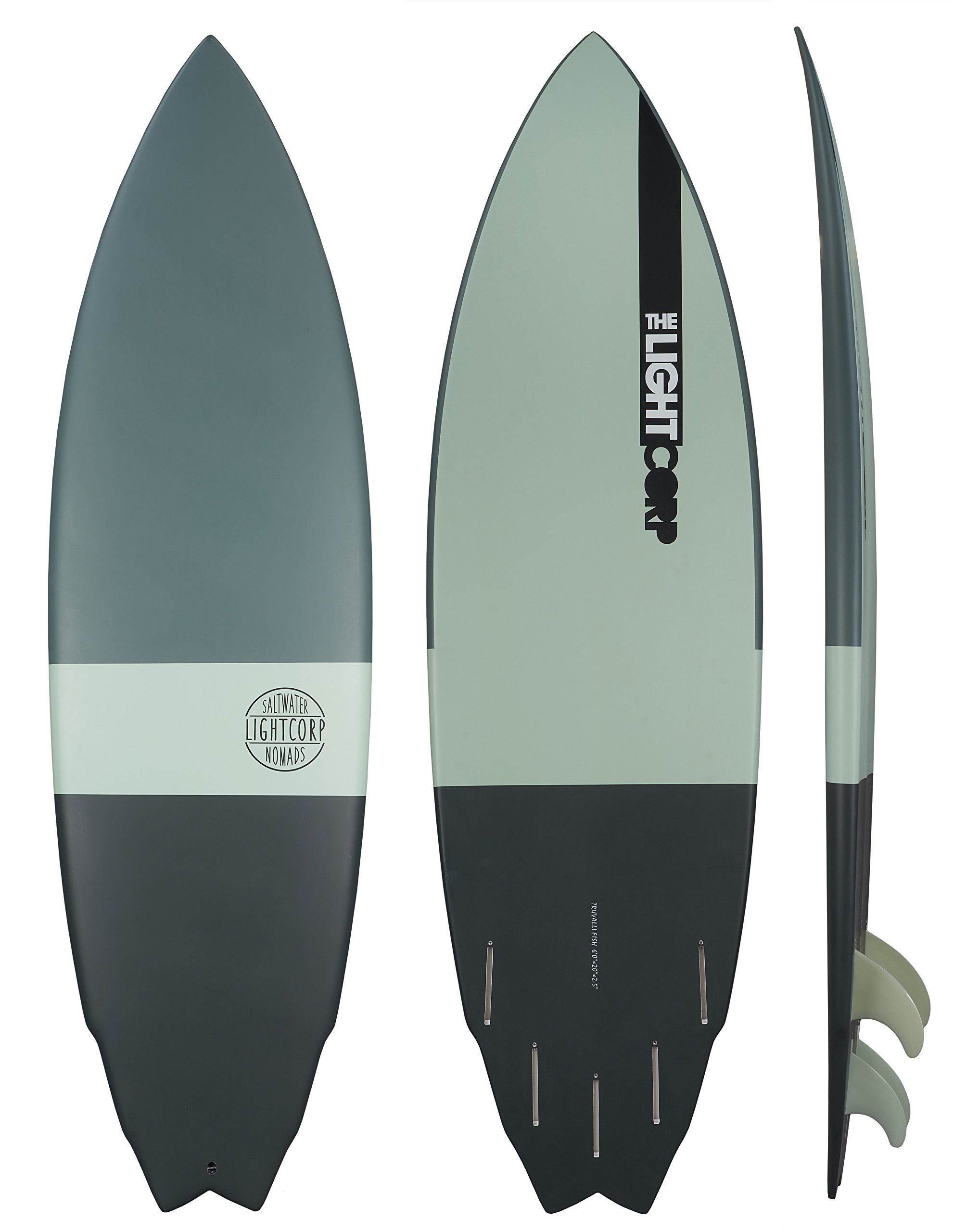 Light Surfboard Truvalli Fish 3 Tone Epoxy Future