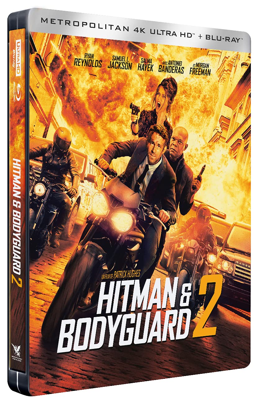 HITMAN & BODYGUARD 2 - ED LIMITEE - STEELBOOK - COMBO 4k Ultra-HD + BLU-RAY