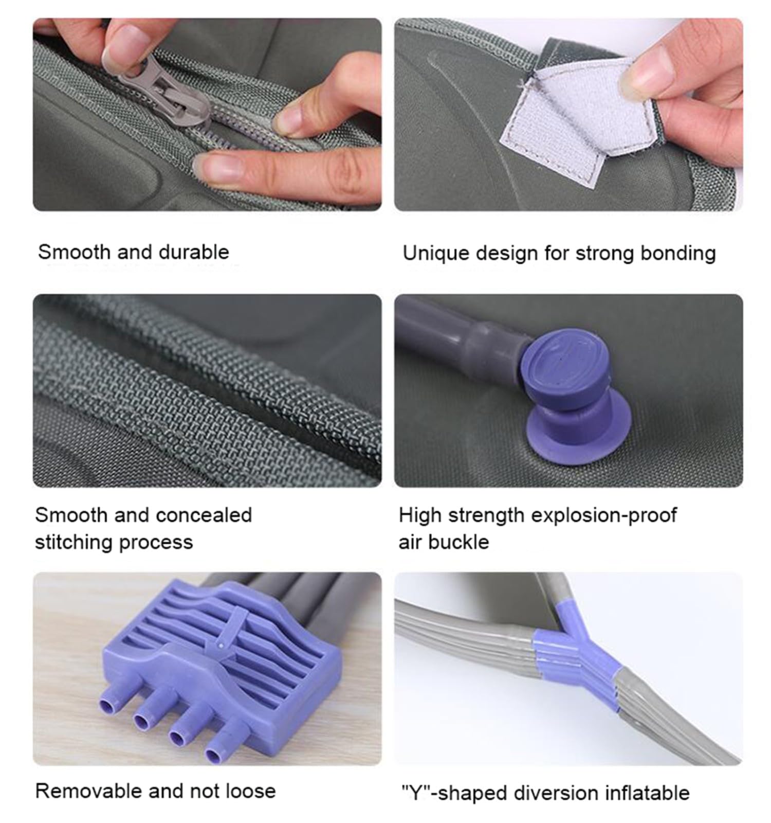 Botas De CompresióN De Aire,Masajeador NeumáTico De Piernas,Dispositivo De Ondas De Aire para Masajeador NeumáTico De Piernas,para Linfedema, CirculacióN, HinchazóN, RelajacióN Four Chambers