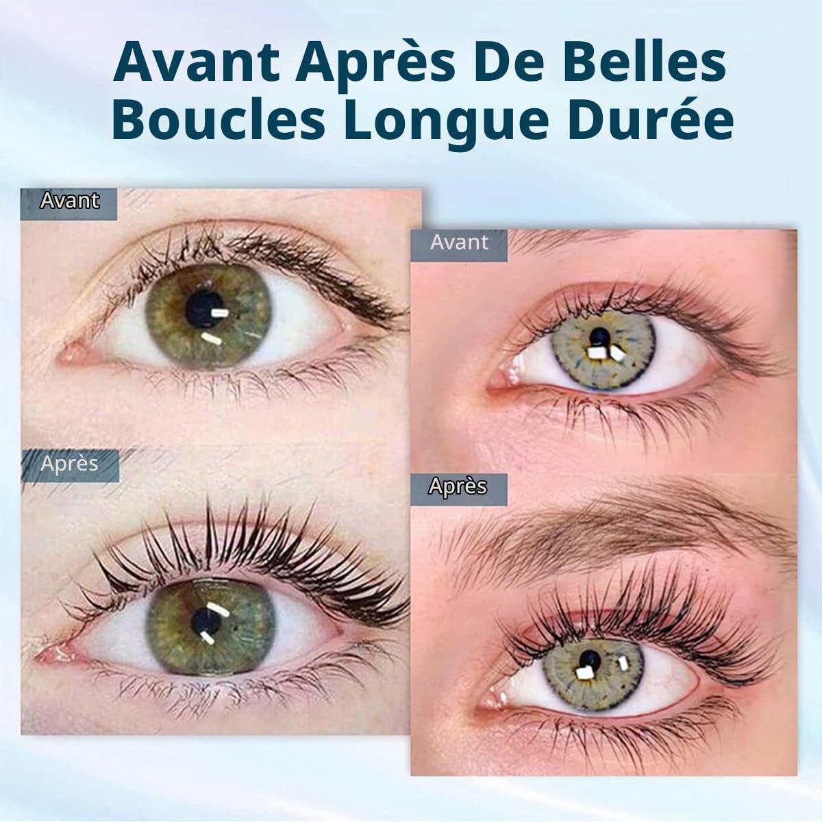 Lotions de rehaussement de cils, Kit de rehaussement de cils Kit de permanente de cils Sachet Lash Nourish, pour la permanente, le recourbement et le rehaussement des cils (#10 paires/lot)