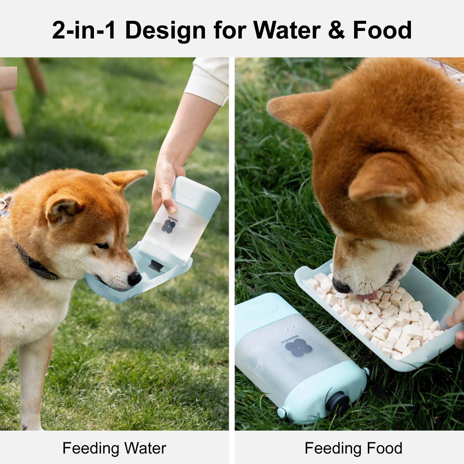 犬用 水飲み器 給水ペットボトル 散歩グッズ 給水器 水筒 食皿 おしっこシャ Amazon | MEWOOFUN 犬用 水飲み器 給水ペットボトル 散歩グッズ 給水器