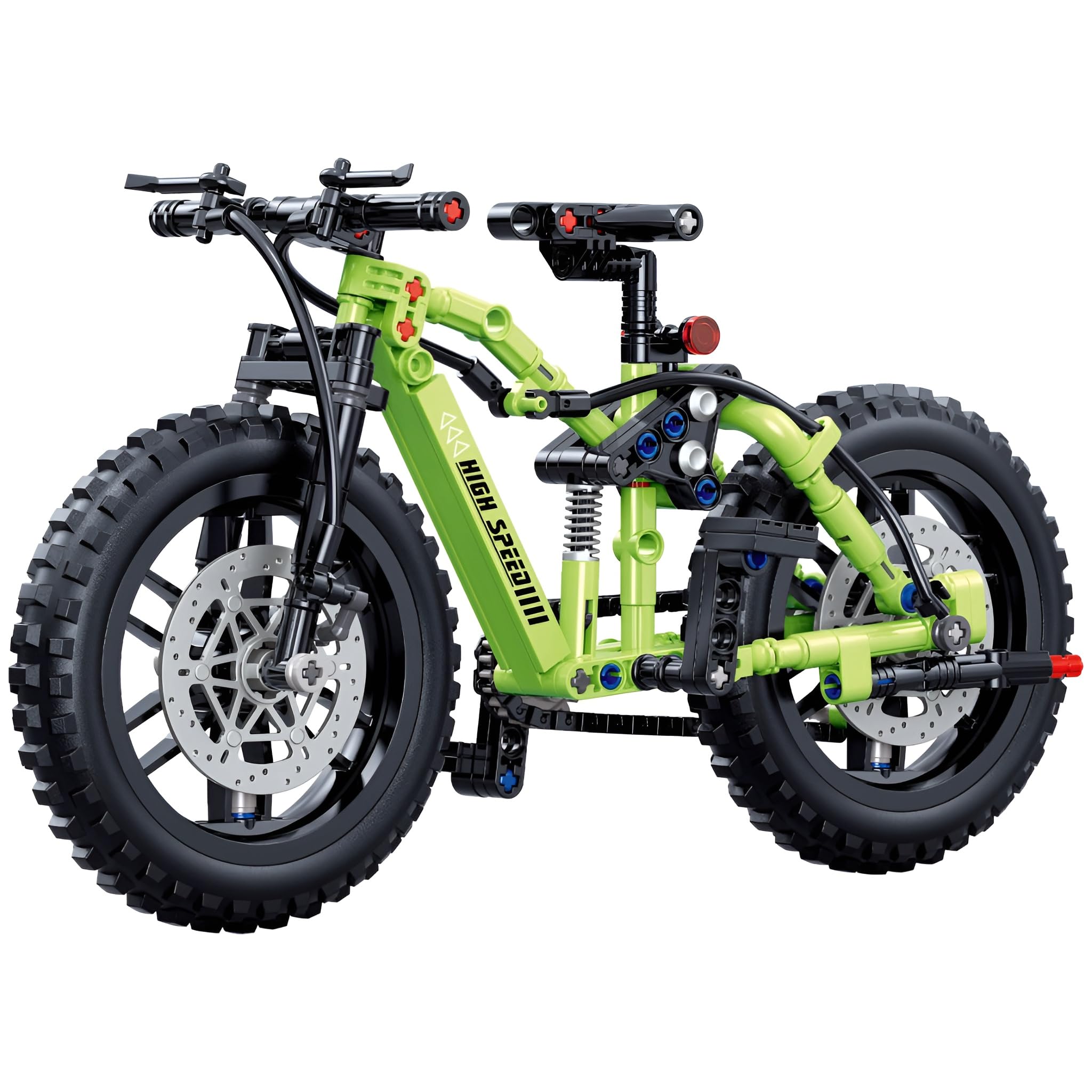 Unativer Bicycle Building Blocks Set, 240 PCS Sports Mode Bike Model Kit, High Simulation Technology Bicycle Building Toys