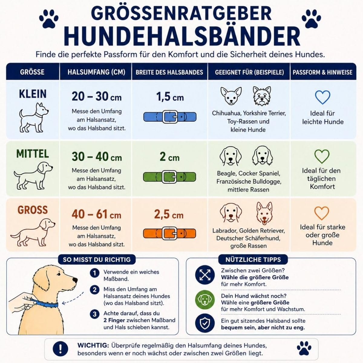 Halsband und Leine Set für Hunde aus Tweed und Samt, 3-teilig | Tails of Glory: verstellbares Hundehalsband, 150 cm Leine und Kotbeutelspender für stilvolle Spaziergänge.