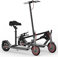 Vista 9 de Electric Scooter- 8.5"/10''/14'' Tires, Up to 19/22MPH, 350W/500W Motor, Max 12/16/21/23/27/62Miles Long-Range Foldable Escooter for Adults Adults