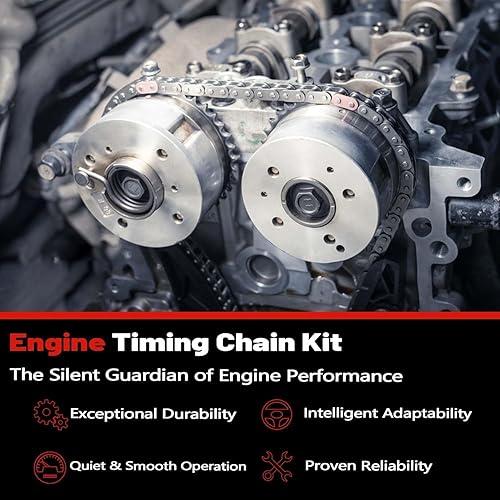Miniatura 5 de AUCERAMIC 11317592850 Kit de cadena de distribución del motor para BMW 125i 220i 228i 320i 328i 428i 528i 528i X1 X3 X4 X5 Z4 2.0L L4 Turbo N20B20