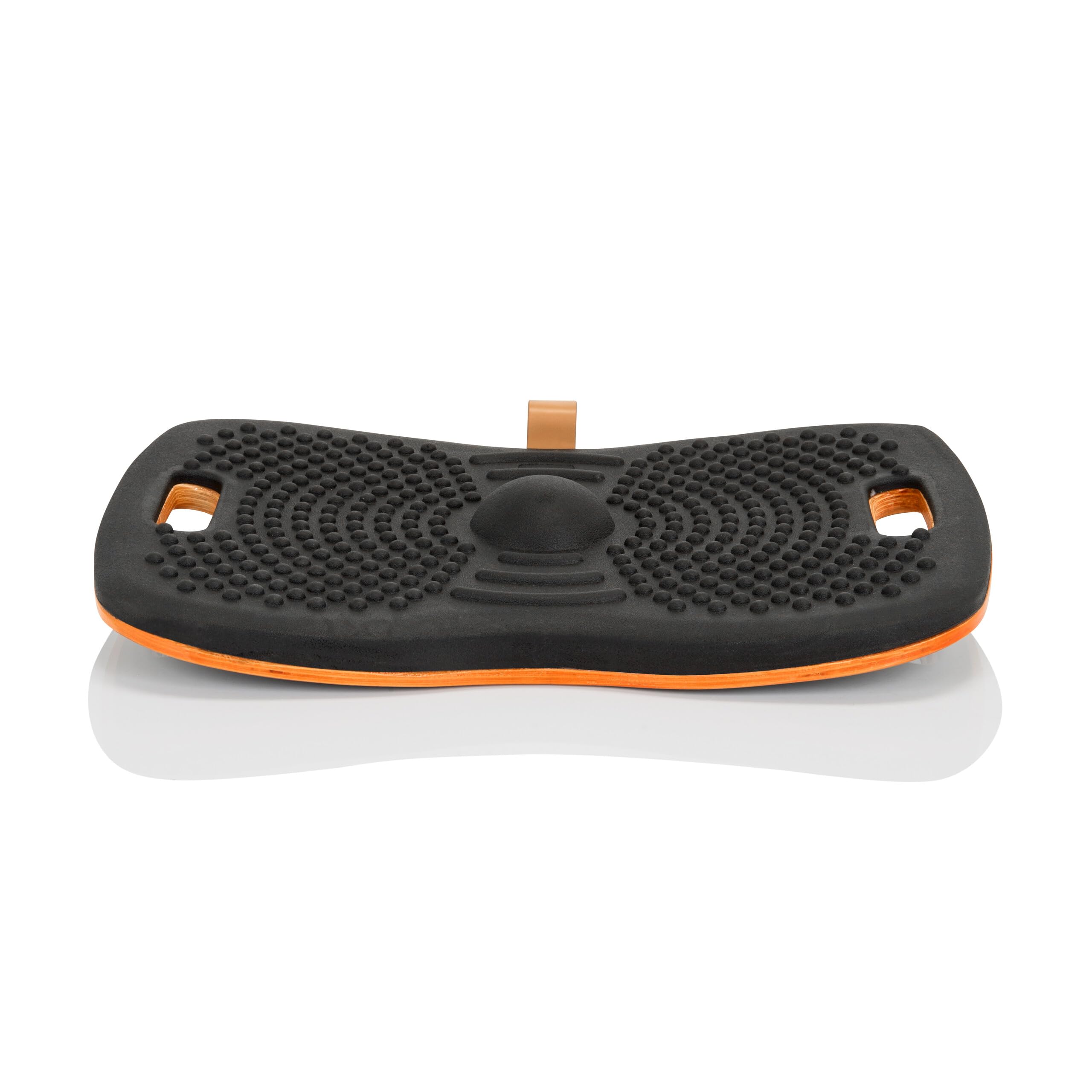 hjh OFFICE 830041 Balance Board ACTIV Holz Wackelbrett mit PU-Schaum, Fitness Balancierbrett für Arbeiten im Stehen