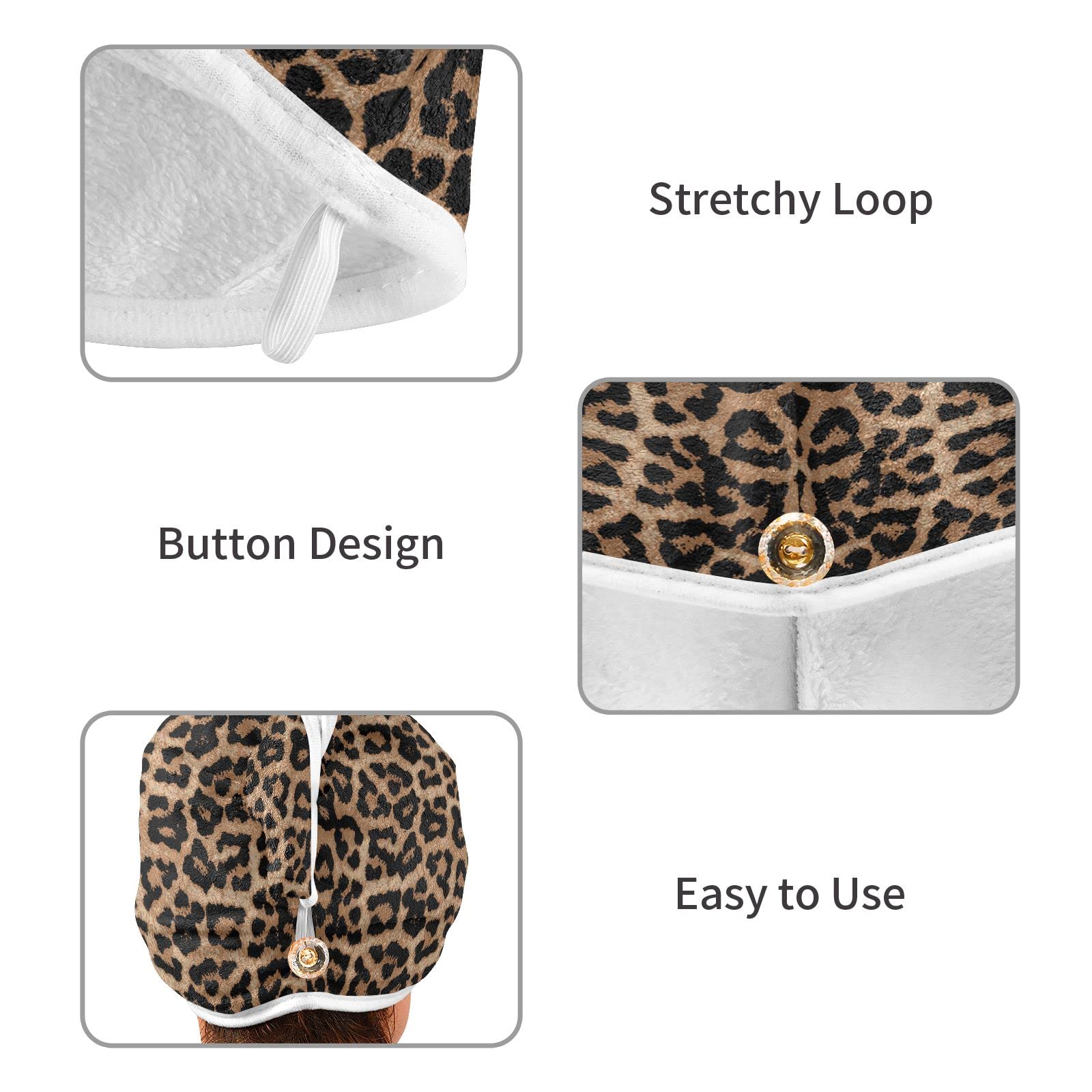Dry Hair Bath Towel Microfiber Quick Drying Turban Super Absorbent Women Hair Cap Wrap With