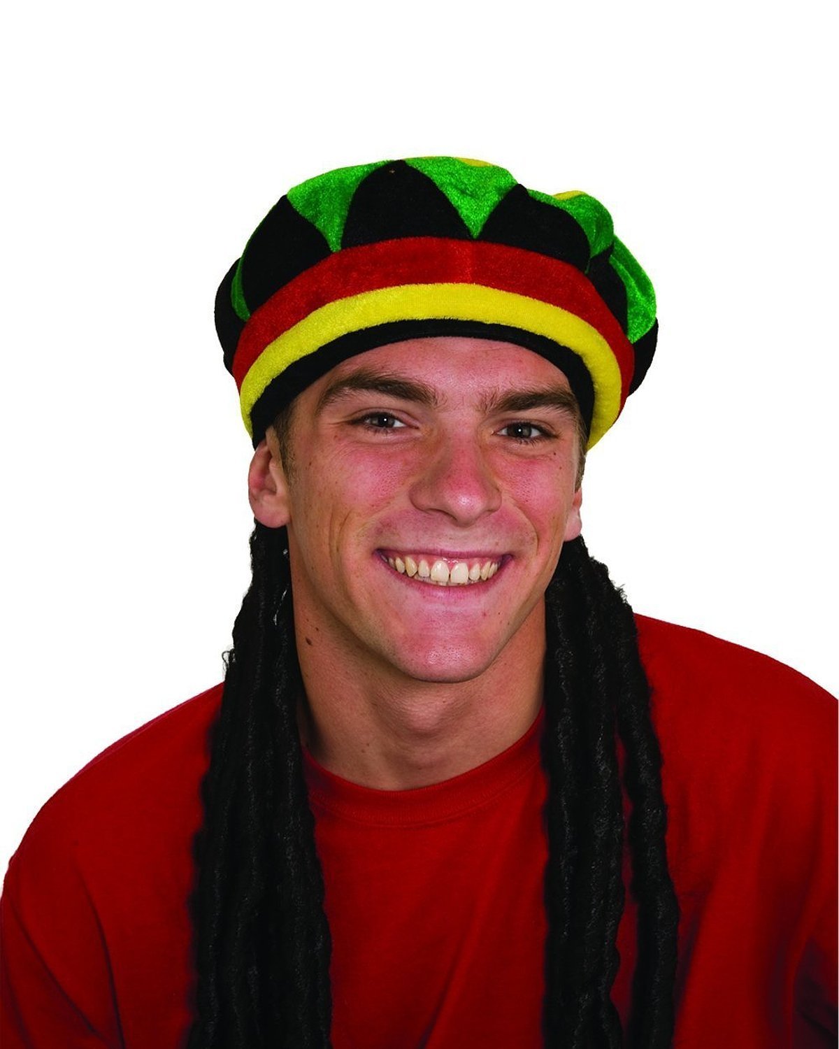 Jacobson Hat Company Jamaican Rhasta Hat with Dreadlocks