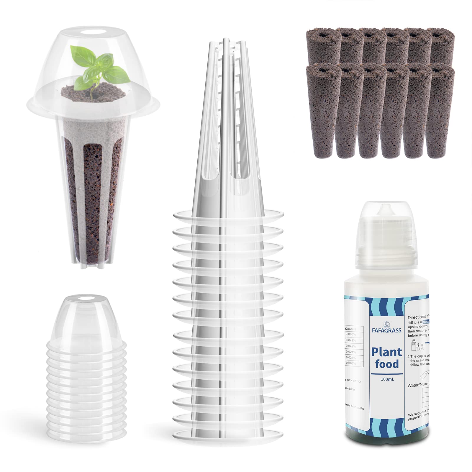 Buy 12 Set Seed Pod Kit for AeroGarden, Hydroponics Garden Accessories for Hydroponic Growing