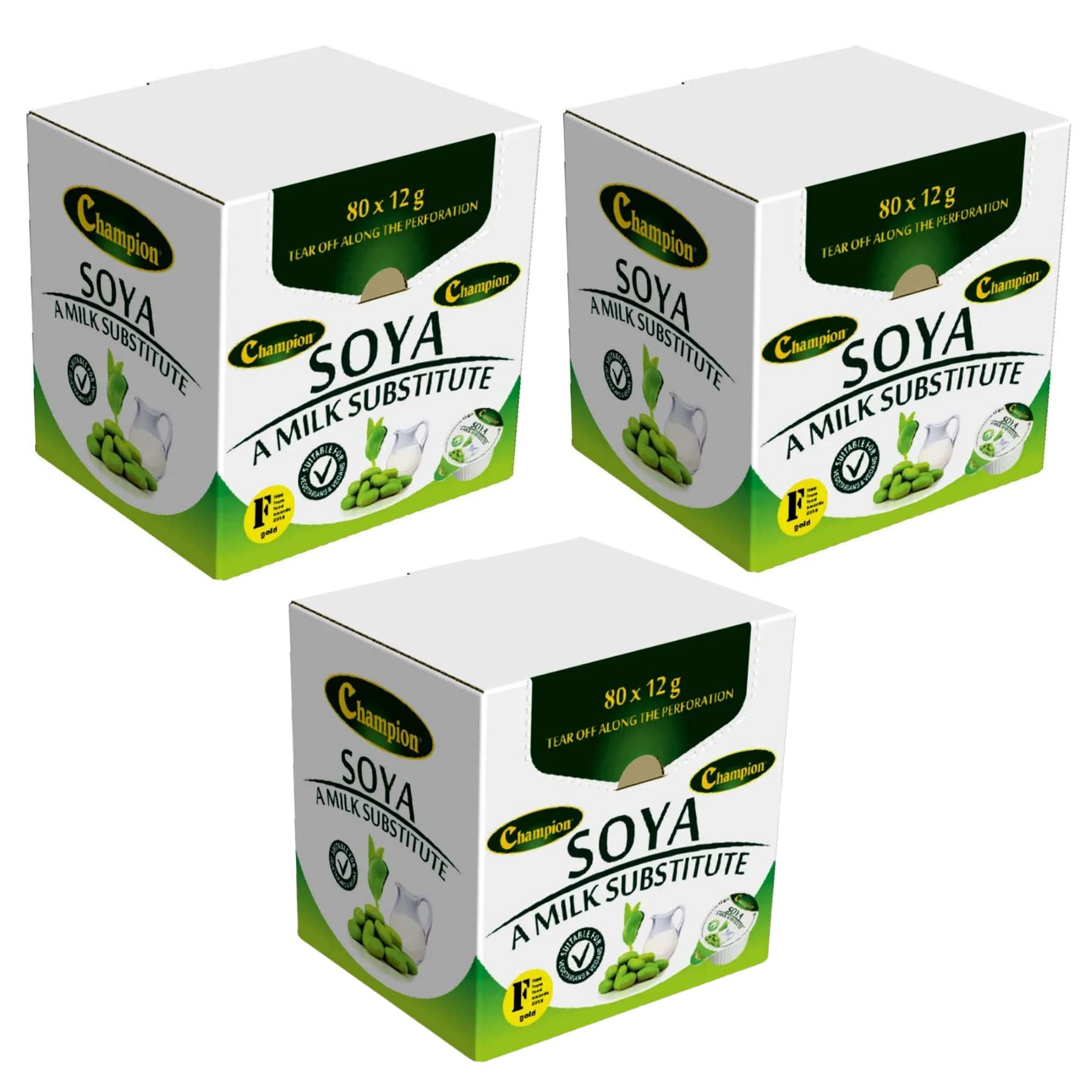 SOYA Milk Substitute 240 Pots Vegan Dairy-Free from Great British Trading