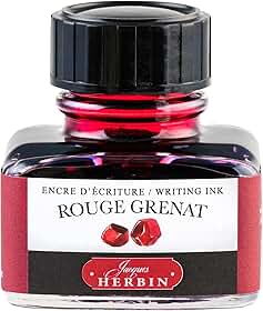Herbin The Jewel of Inks Tinta Para Caneta Tinteiro, Vermelho (Rouge Grenat), 30 ml