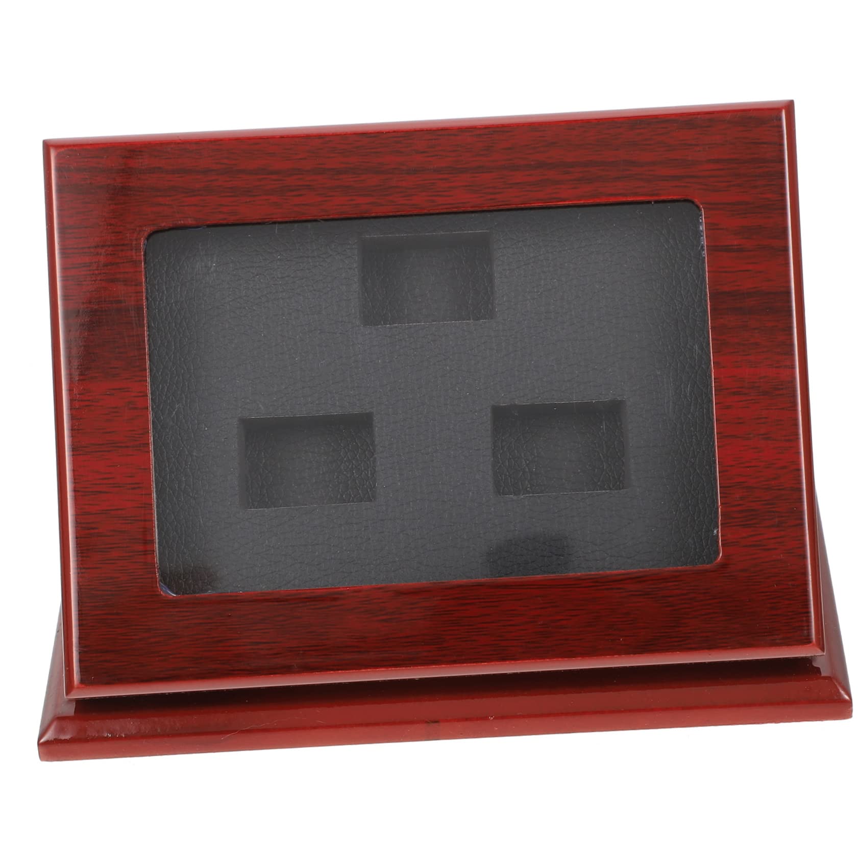 Happyyami Coffret Bague Délicat en Bois pour Bagues de Championnat