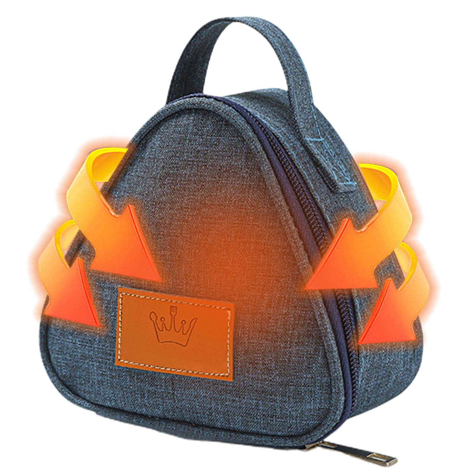 XAGMODSHN Sac Isotherme Triangulaire En Feuille D'aluminium Pratique Pour Ranger Des Aliments Ou Des Boulettes De Riz Pour étudiant, Sac Portable Pour Déjeuner En Plein Air