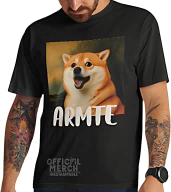 INESTAMPABLE Playera Cheems Doge Armte | Meme Perrito Art Oleo | Unisex ...