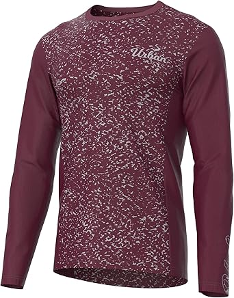 Mens Long Sleeve MTB Mountain Bike Cycling Jersey