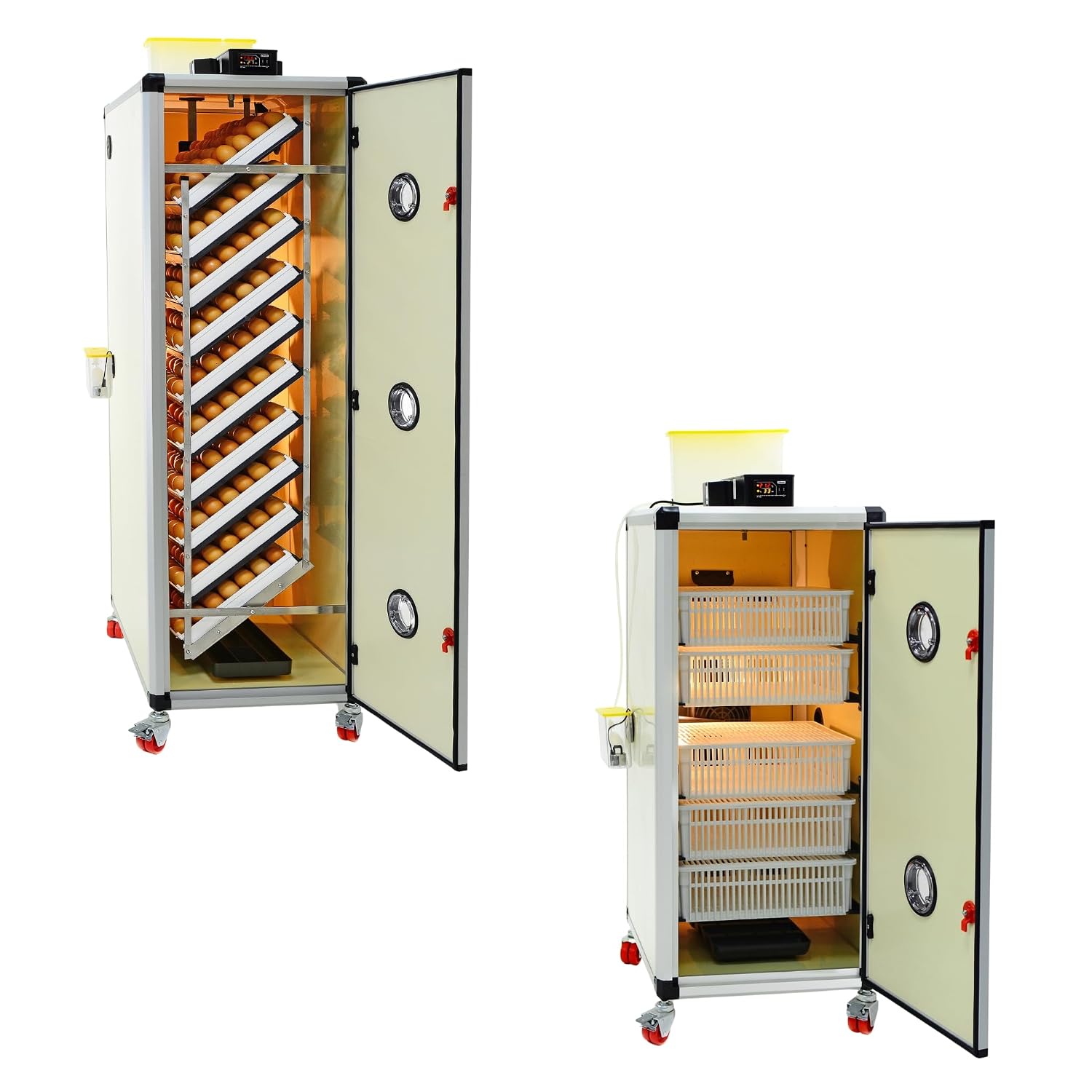 875-Egg Incubator Kit (700 Setter + 175 Hatcher) with Automatic Turner & Digital Control – Quail, Chicken, Duck, Goose & More – by Hatching Time