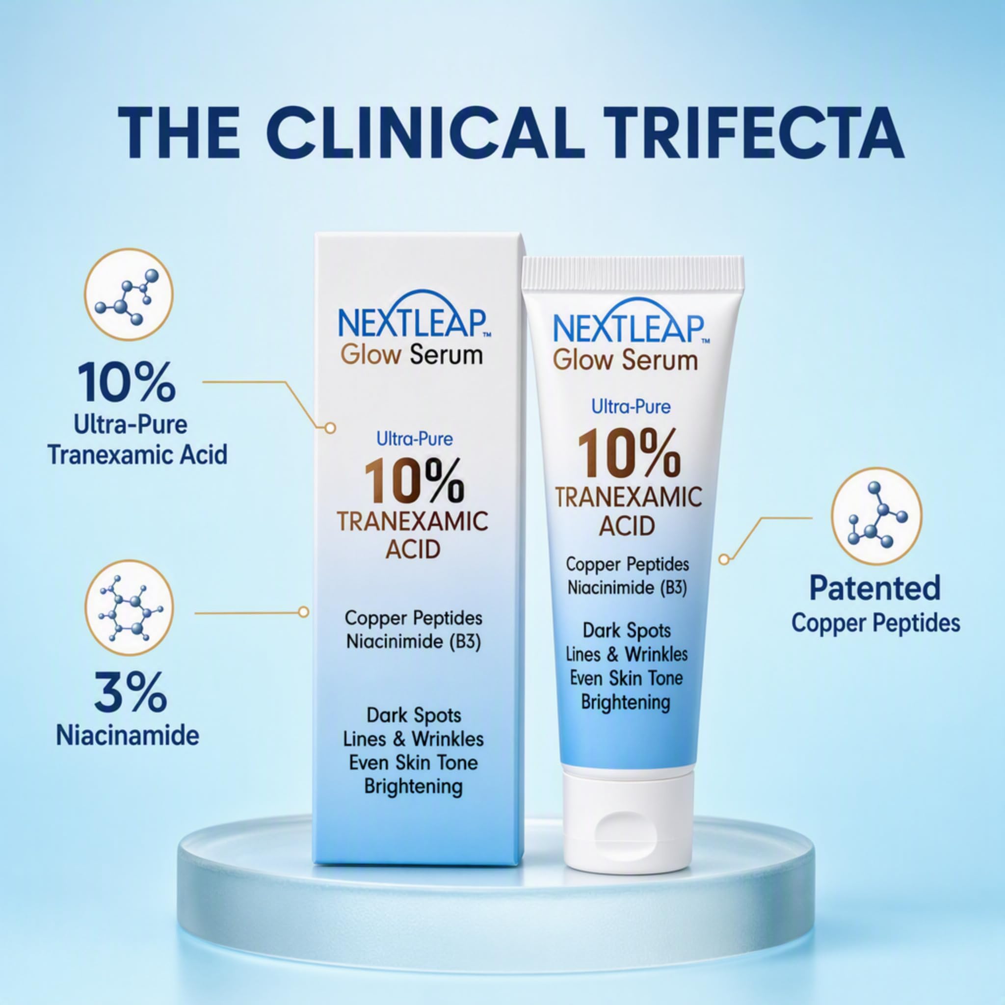 Tranexamic Acid Serum 10% with Niacinamide and Copper Peptides