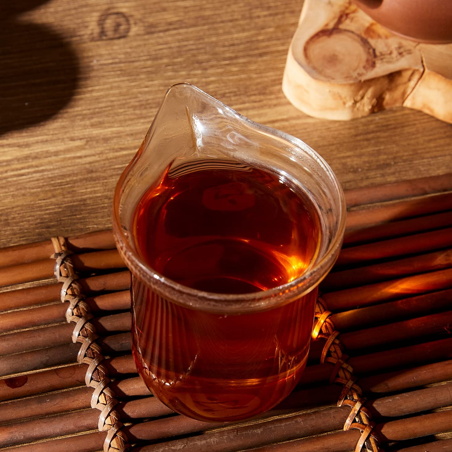 ChaWuWarmSun [S] Lapsang Souchong Black Tea Loose Leaf,8.8oz/250g,No Smokey Taste,WuYi HongCha,Chinese KongFu Red Tea