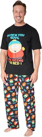 South Park Ensemble Pyjama Homme 2 Pièces - Doux Coton Respirant, Idéal Pour Détente Et Sommeil