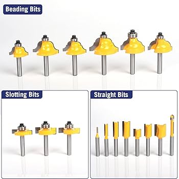 Amazon.co.jp: MNA ルータービット 35個セット 35ピース 1/4インチ Amazon.co.jp: MNA ルータービット 35個セット 35ピース 1/4インチ