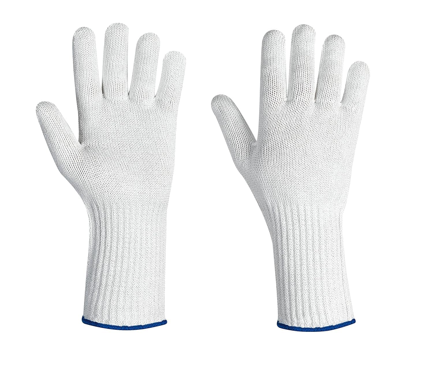 Cotton Polyester Safety Work Gloves 12 Pairs for Industrial Construction Gardening Protective Gear for Men & Women Lightweight Work Safety Thick Elastic Protective Industrial Work Gloves