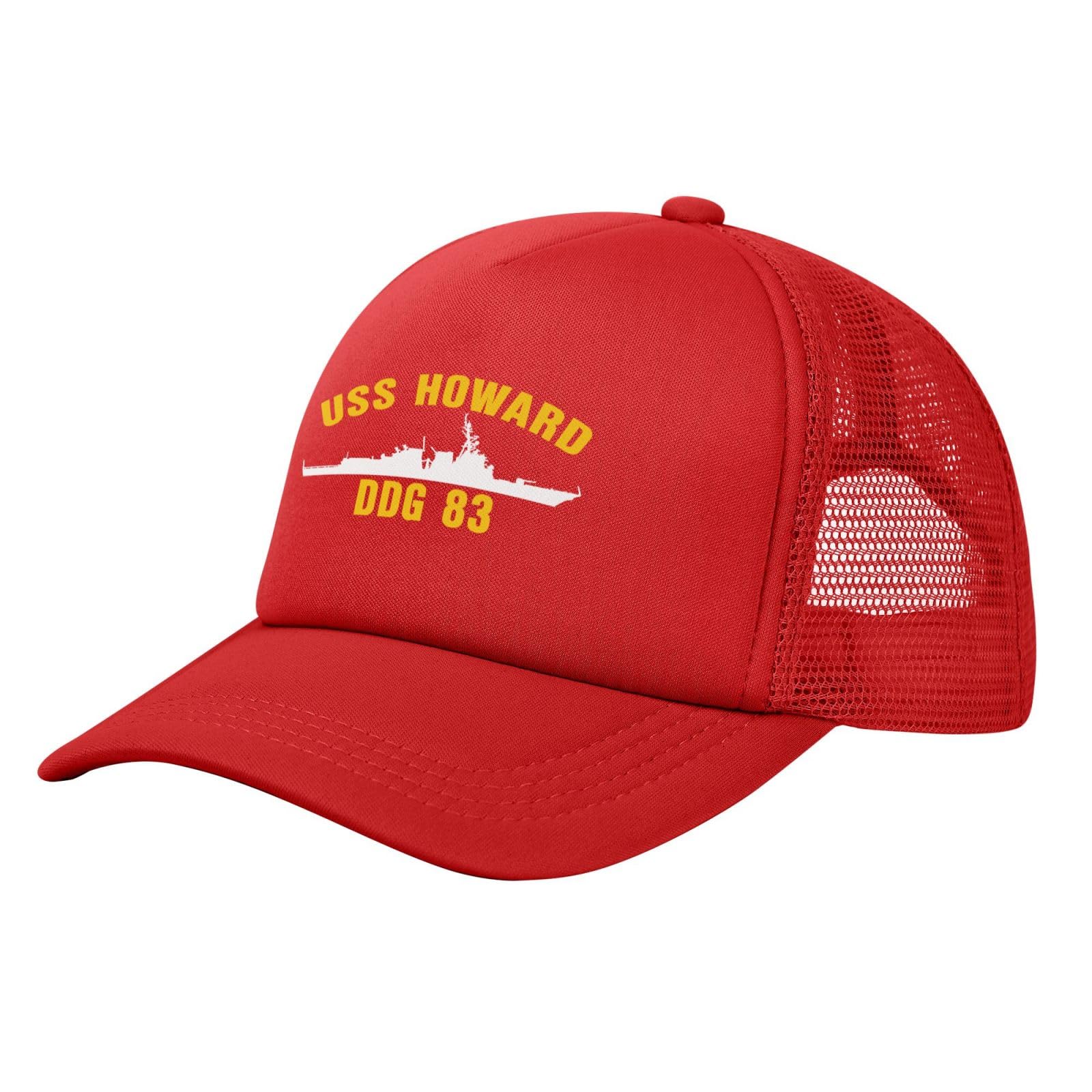 Amazon.com: QUYUPENGA USS Howard DDG 83 Mesh Hat Baseball Cap for