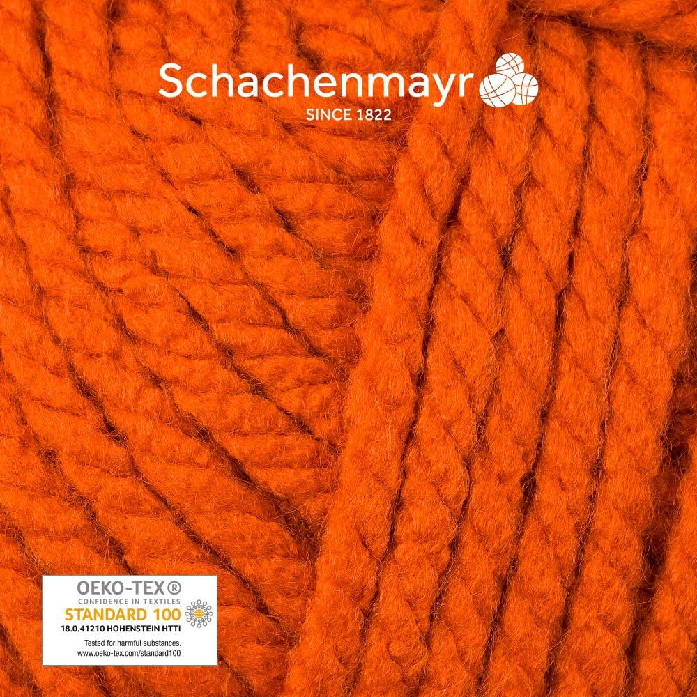 Schachenmayr Bravo Big, hand knitting yarn, 9807705, wool, terra di siena, 23 x 8.1999999999999993 x 10 cm - Image 2