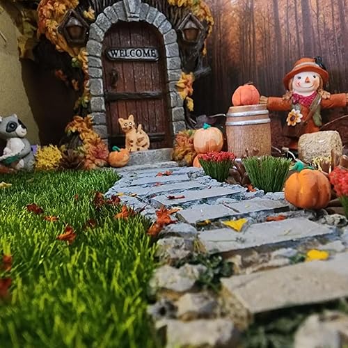 Miniatura 4 de Camino en miniatura, camino de piedra, mini camino para jardín de hadas, camino de resina, adornos de casa de muñecas