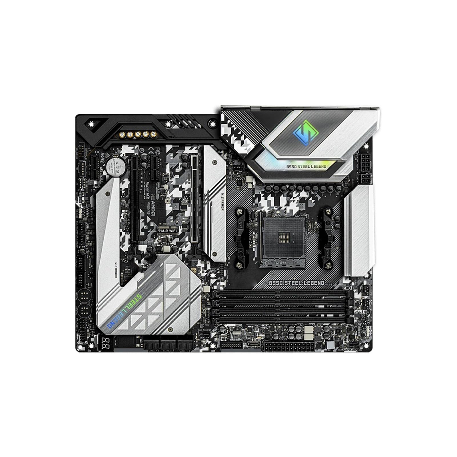 ZXKLXYY Placas-mãe de computador adequadas para ASRock B550 Steel