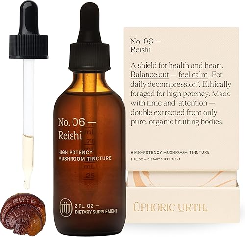 Miniatura 8 de UPHORIC URTH Mezcla de mezcla de hongos No.1-6 Reishi, Chaga, melena de león, cola de pavo, cordyceps y shiitake, refuerzo de inmunidad de apoyo