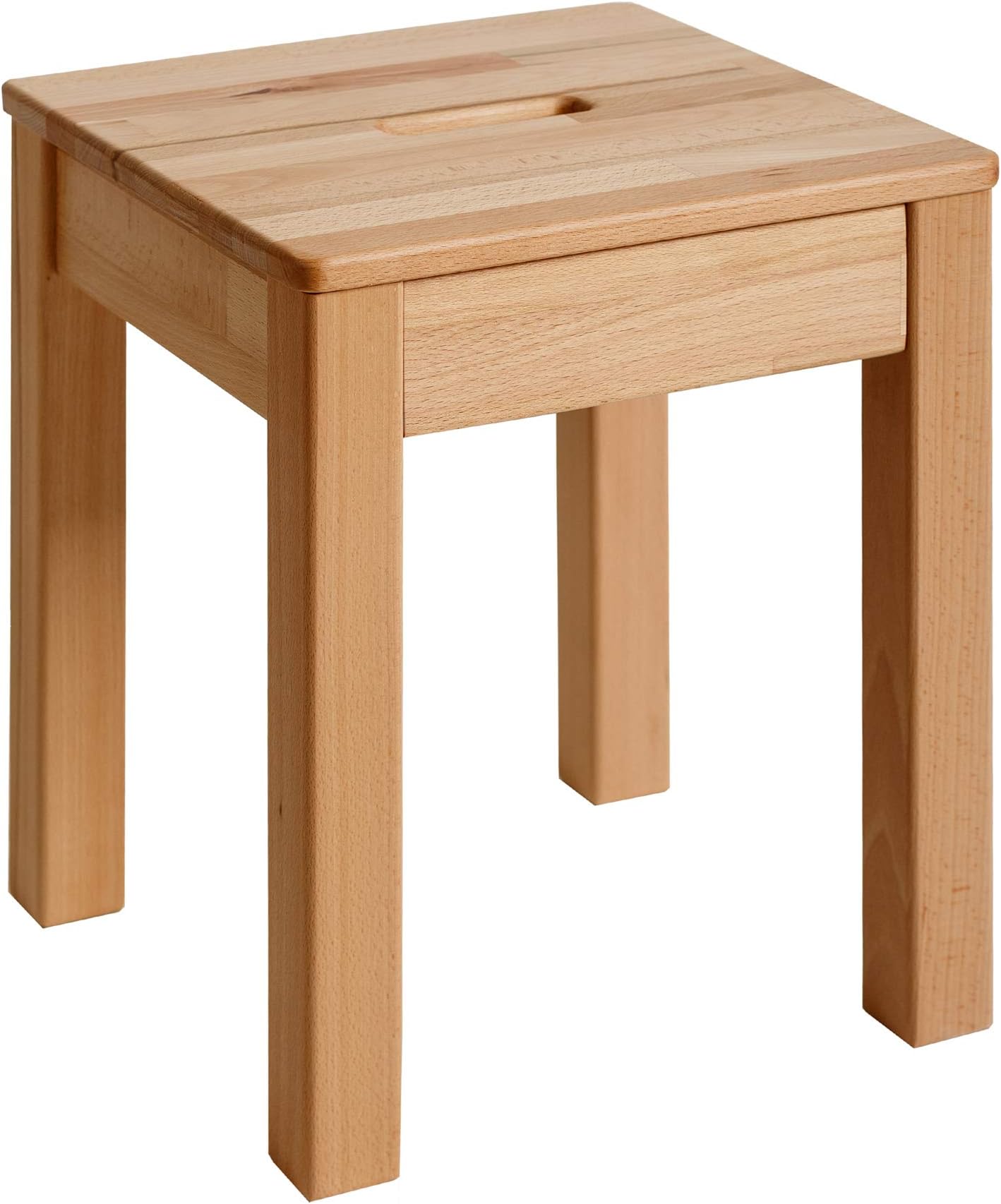 Banc En Chêne Massif Tomas 70x35x45cm - Design Moderne, Bois Huilé, Fabrication Durable