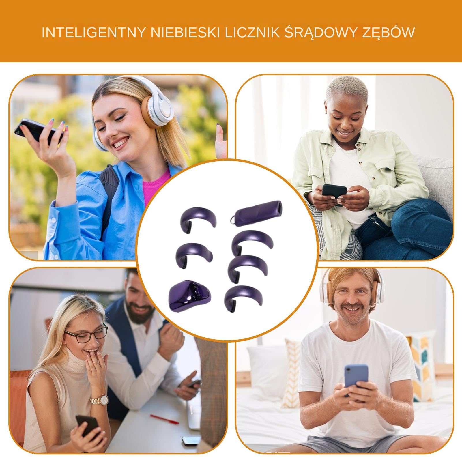 Licznik Pierścieniowy Mały przenośny cyfrowy elektroniczny