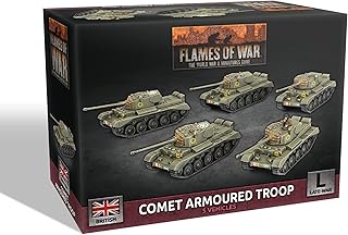 Flames of War Battlefront Miniatures British Comet Armoured Troop FOW BBX71