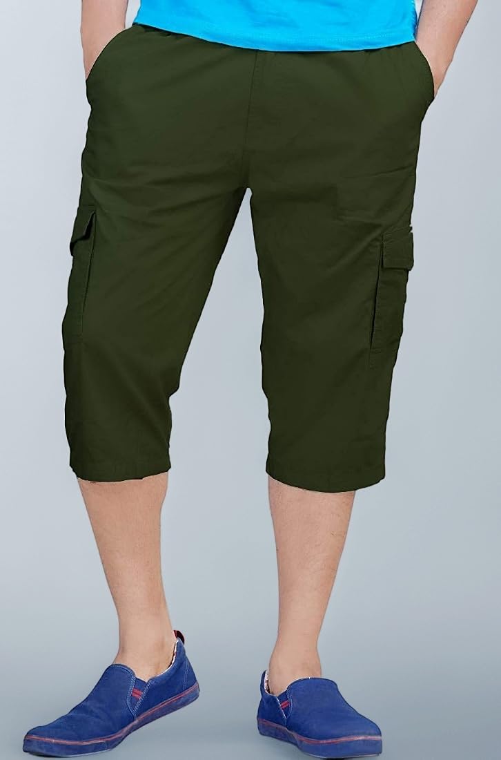 salsation★ Capri Pants★サイズM★ダークグリーン 71W29aKd-eL._AC_UY1100_.jpg