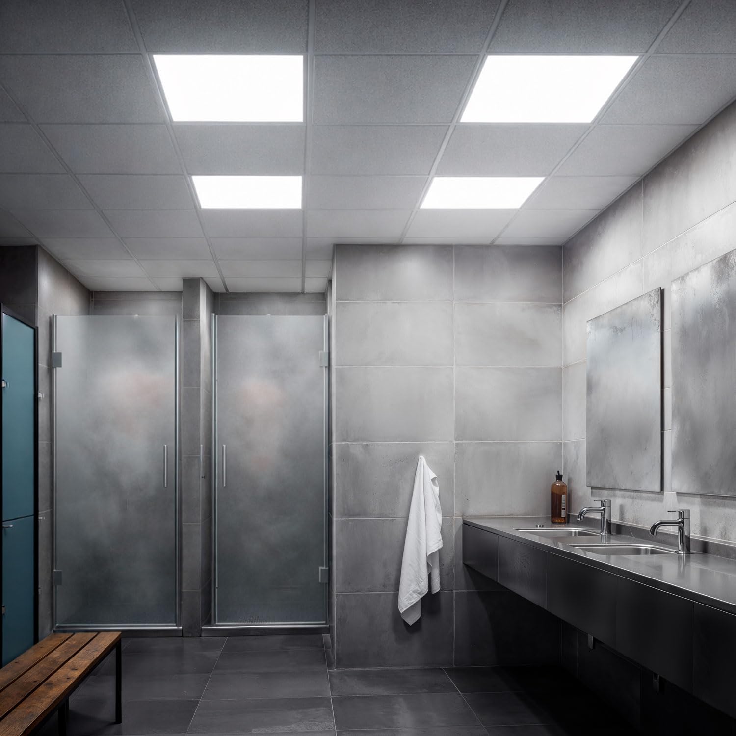 LEDKIA LIGHTING Panneau LED 60x60cm 40W 4800lm IP65 6000K Blanc froid