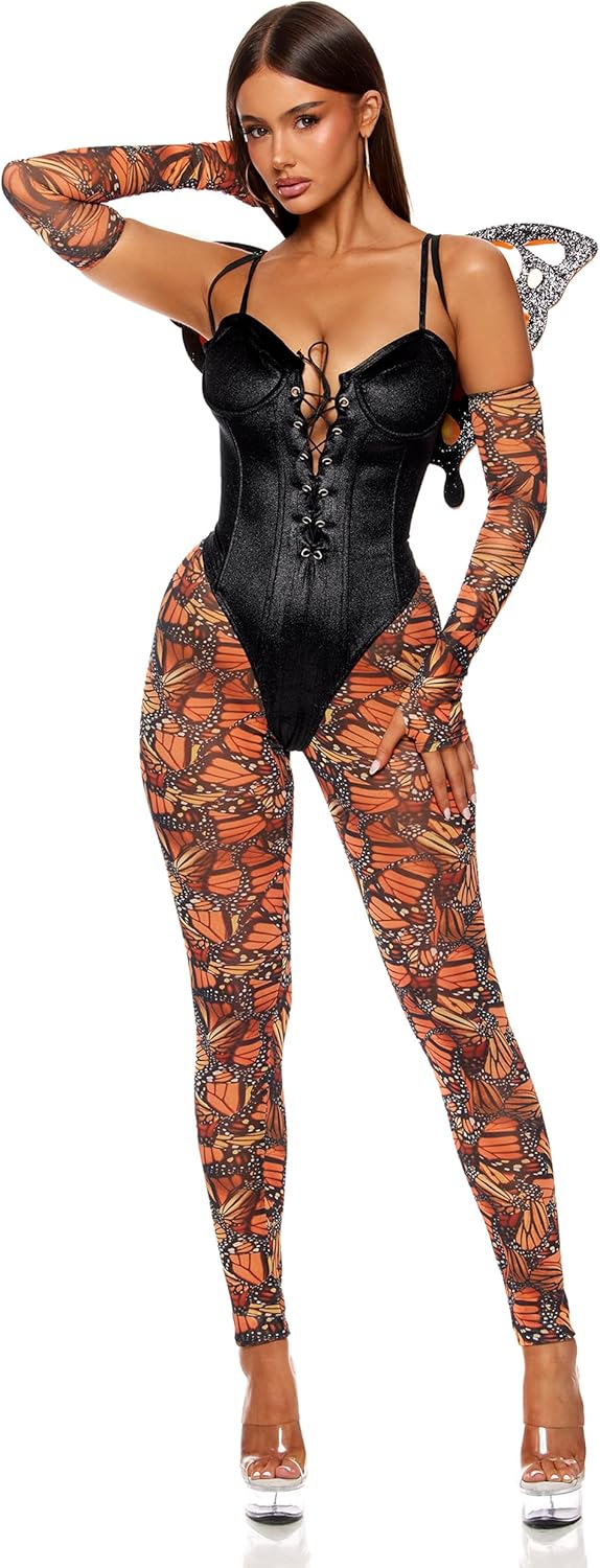Forplay Women's Metamorphosis 4-piece Women's Butterfly Costume