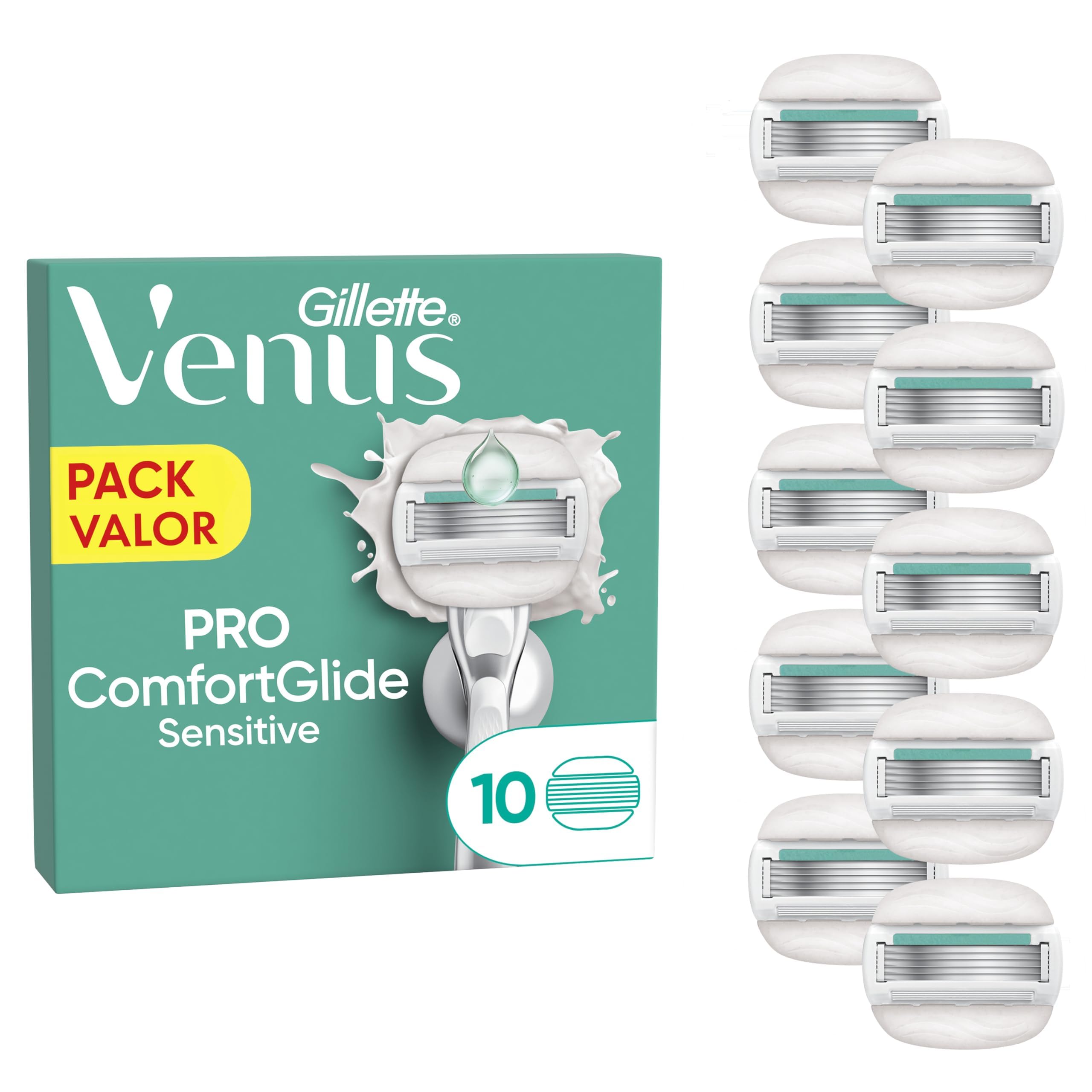 Gillette Venus: Cuchillas Suaves con Aloe para Piel Sensible