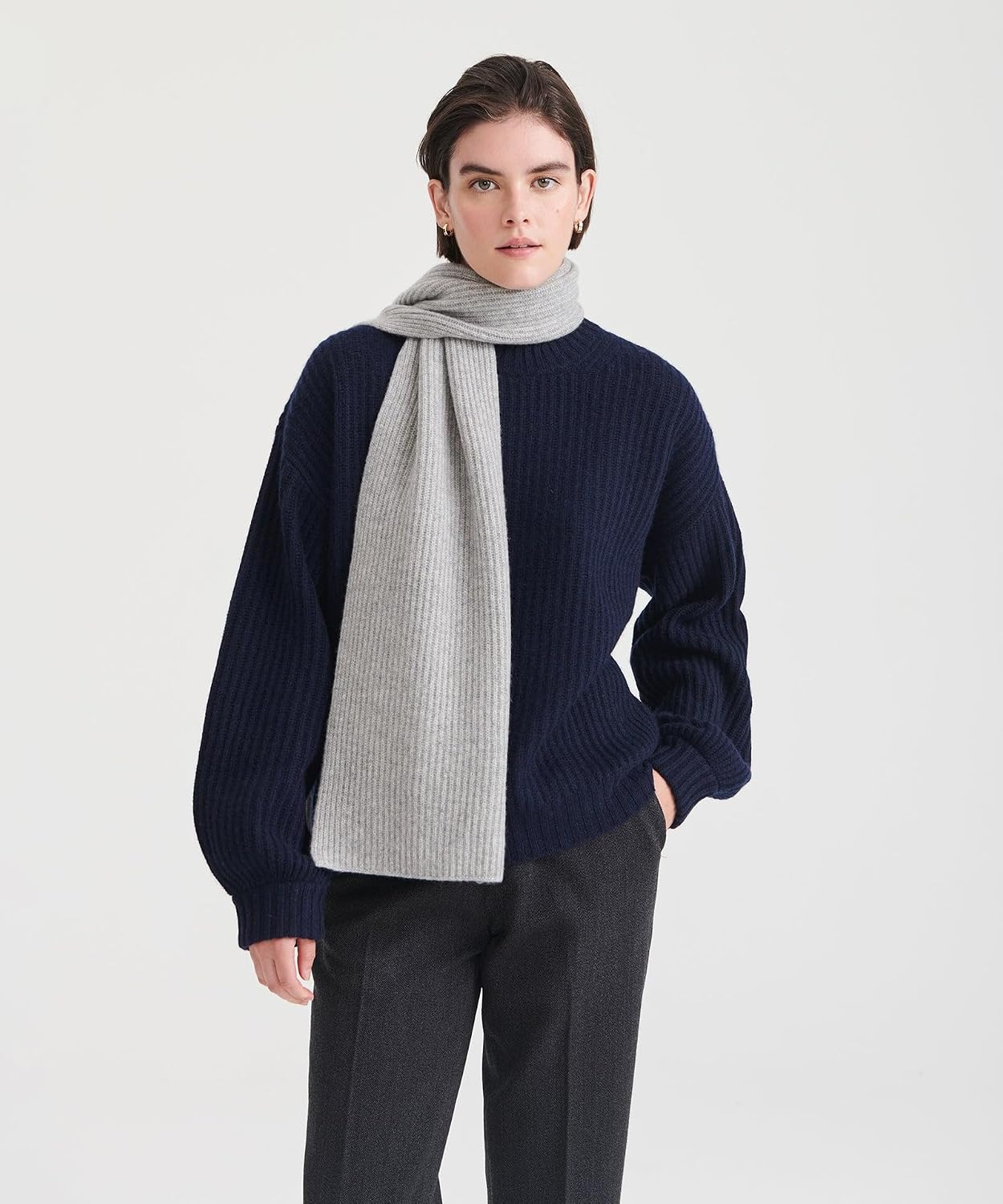 NAADAM Unisex Signature Ribbed Cashmere Scarf