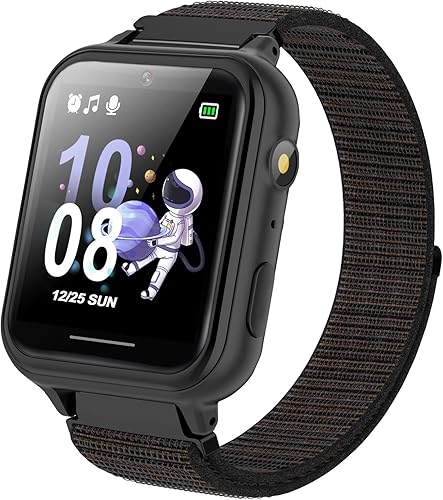 PTHTECHUS Reloj inteligente para niños y niñas, reloj inteligente para niños con 14 juegos, cámara de música, calendario, podómetro, cronómetro,
