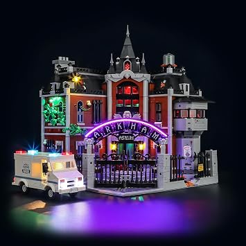 GEAMENT LED Light Kit Compatible with LEGO Arkham Asylum 76300