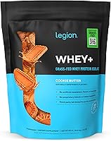 Vista 22 de LEGION Whey+ - Proteína aislada de suero de vacas alimentadas con pasto, sabor a chocolate, sin OMG, sin lactosa, sin azúcar, natural, 30 porciones