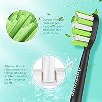Vista 4 de Aoremon - Cabezales de repuesto para cepillo de dientes para Philips Sonicare DiamondClean Serie 2/3 EasyClean ProtectiveClean FlexCare Negro