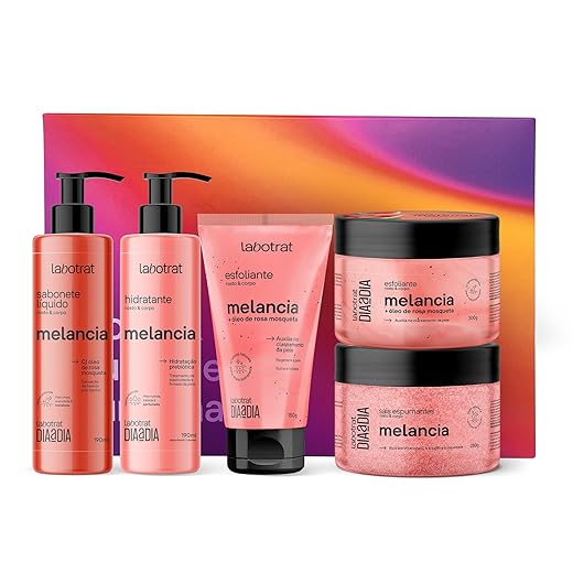 Labotrat - Kit Experiência Banho Dia a Dia 5 Itens Melancia