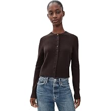 Theory Women's Crew Neck Button Down Cardigan