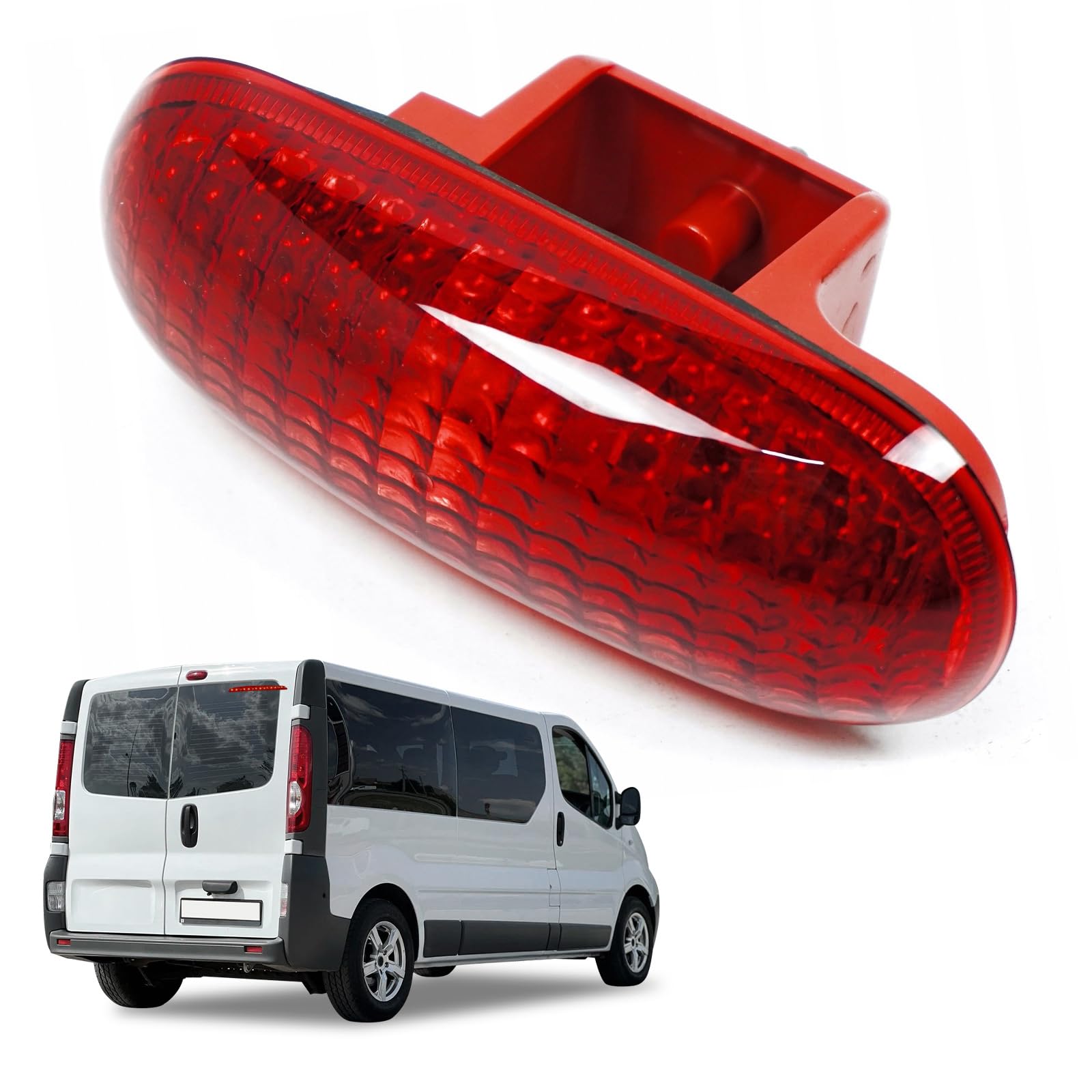 RASHION Troisième Feu de Stop Compatible avec Master Trafic Movano Vivaro | 8200209522 Haut 3ème Feux Stop Arrière Central