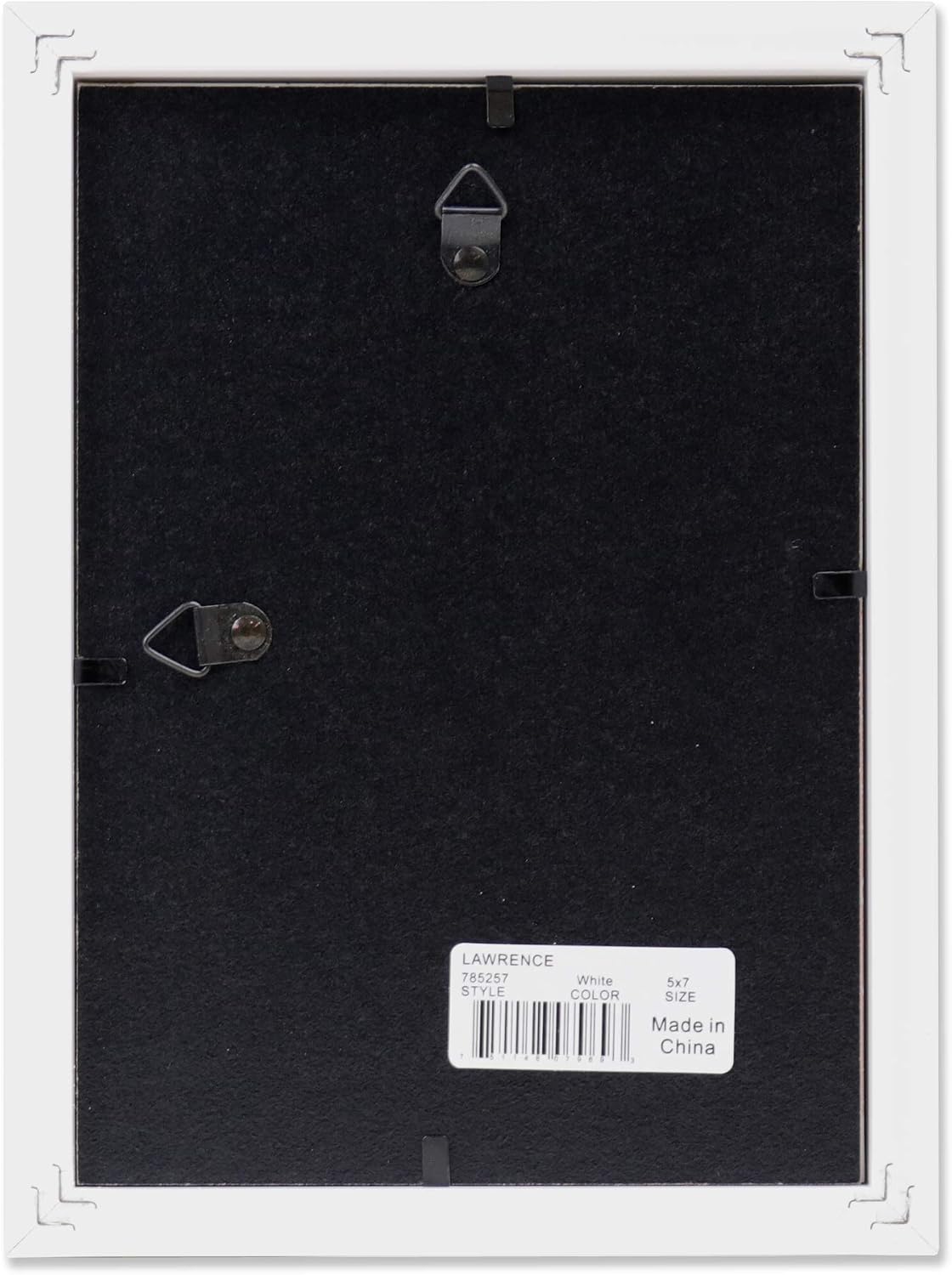 Lawrence Frames 785257 Shadow Box Frame, 5x7, White, 1 Count (Pack of 1) image 3