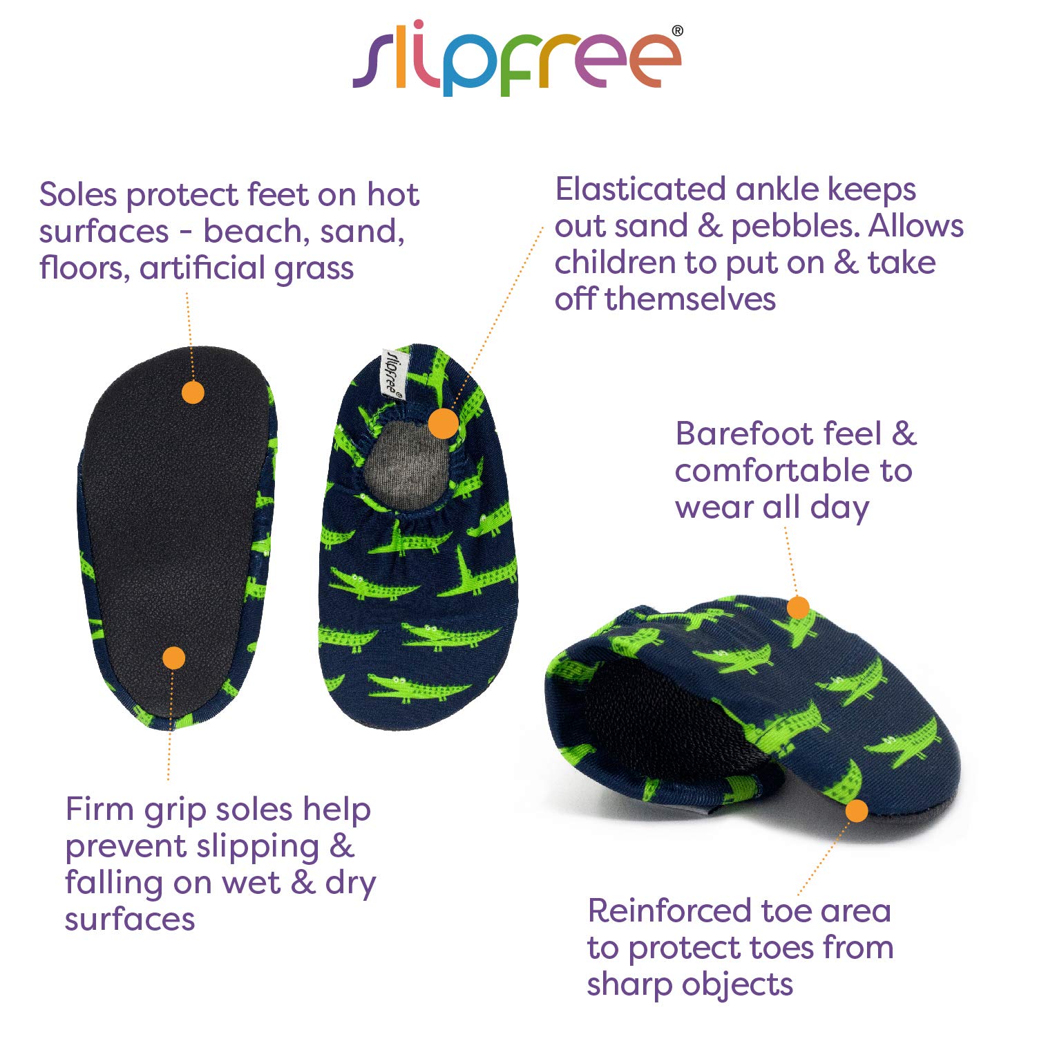 Slipfree Slip Stop Nuevo Flamingo, Bambine e Ragazze