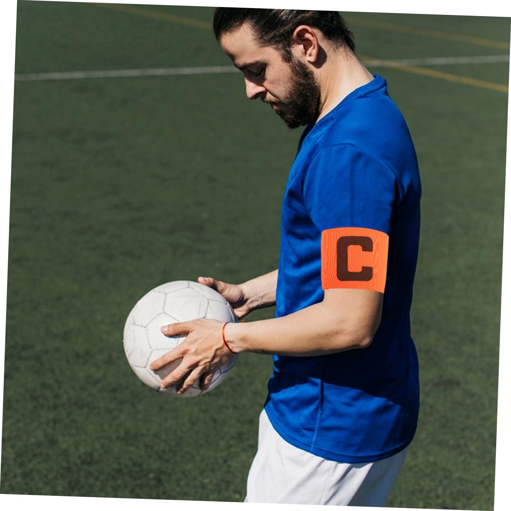 SUPVOX Lot De 4 Brassards De Capitaine De Football Réglables