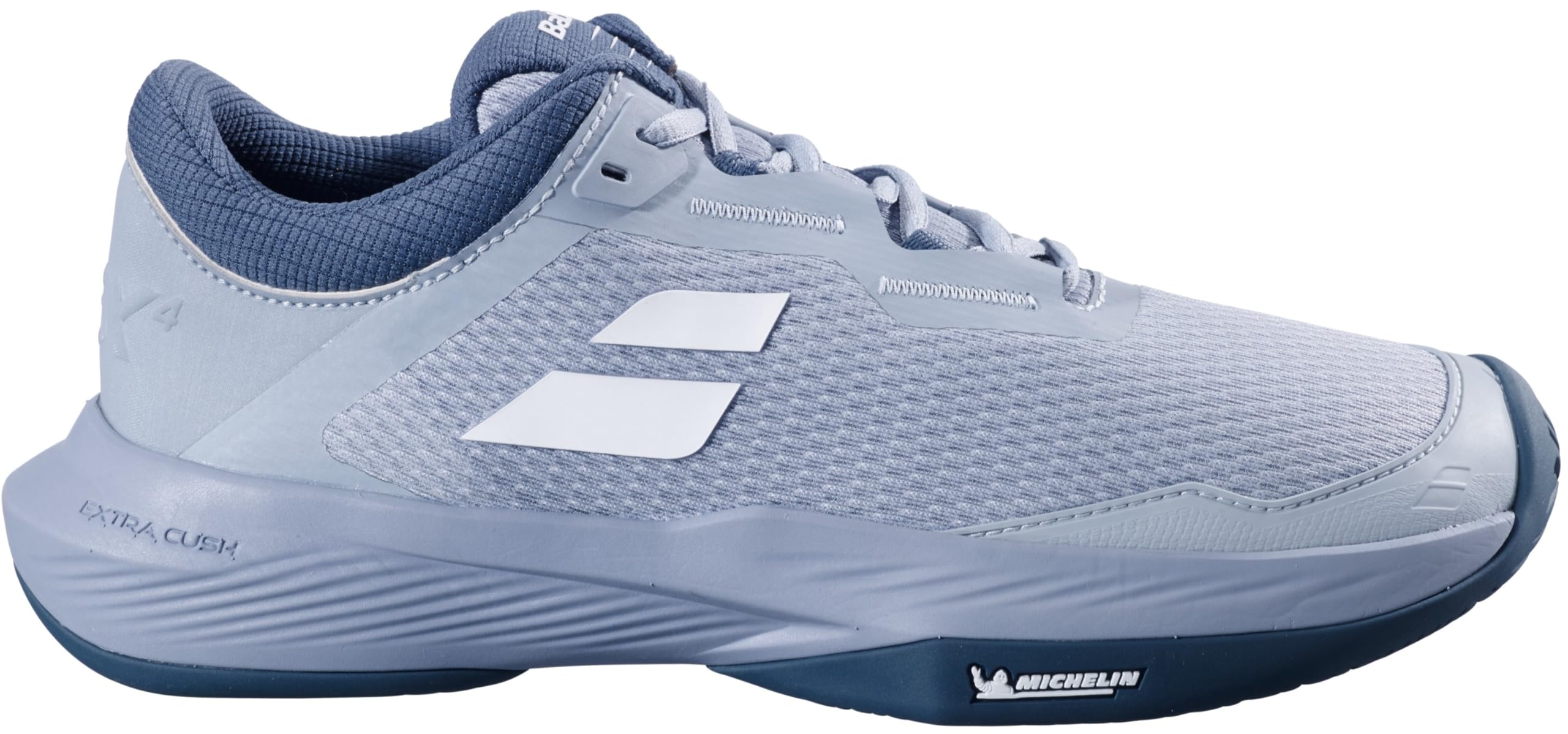 Babolat, Buty tenisowe SFX 4 AC M, wysoki komfort, szerokie dopasowanie, optymalne wsparcie, technologia Extra Cush, lekka i wentylowana cholewka, gruba podeszwa ortholitowa