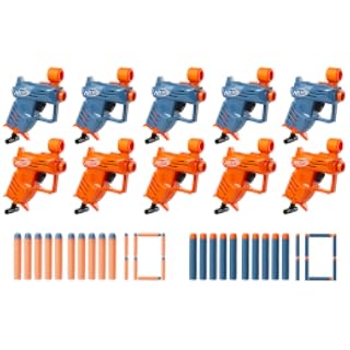 NERF Elite Ace SD-1 - Paquete de fiesta, 10 lanzadores (exclusivo de Amazon)